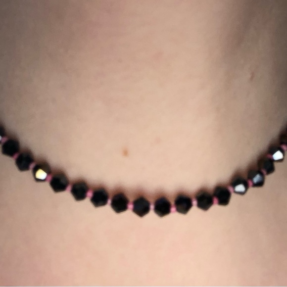 - Barbie Pink Choker Style necklace - Picture 2 of 6